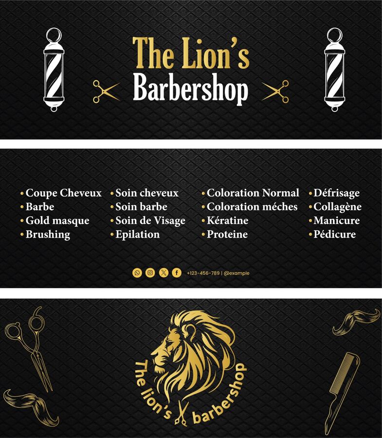 THE LION’S BARBERSHOP 💈
