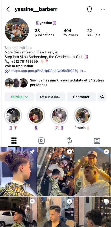 Talata yassine barber